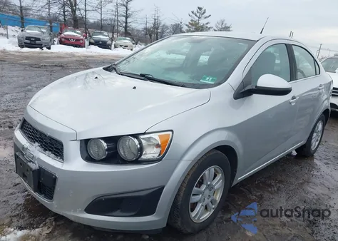2013 Chevrolet Sonic Lt Auto из США, поврежденный, VIN 1G1JC5SG1D4241558